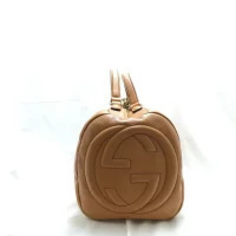 Gucci Boston Interlocking GG Soho Bag Black